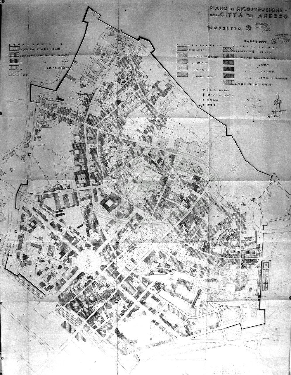 Piano ricostruzione della città