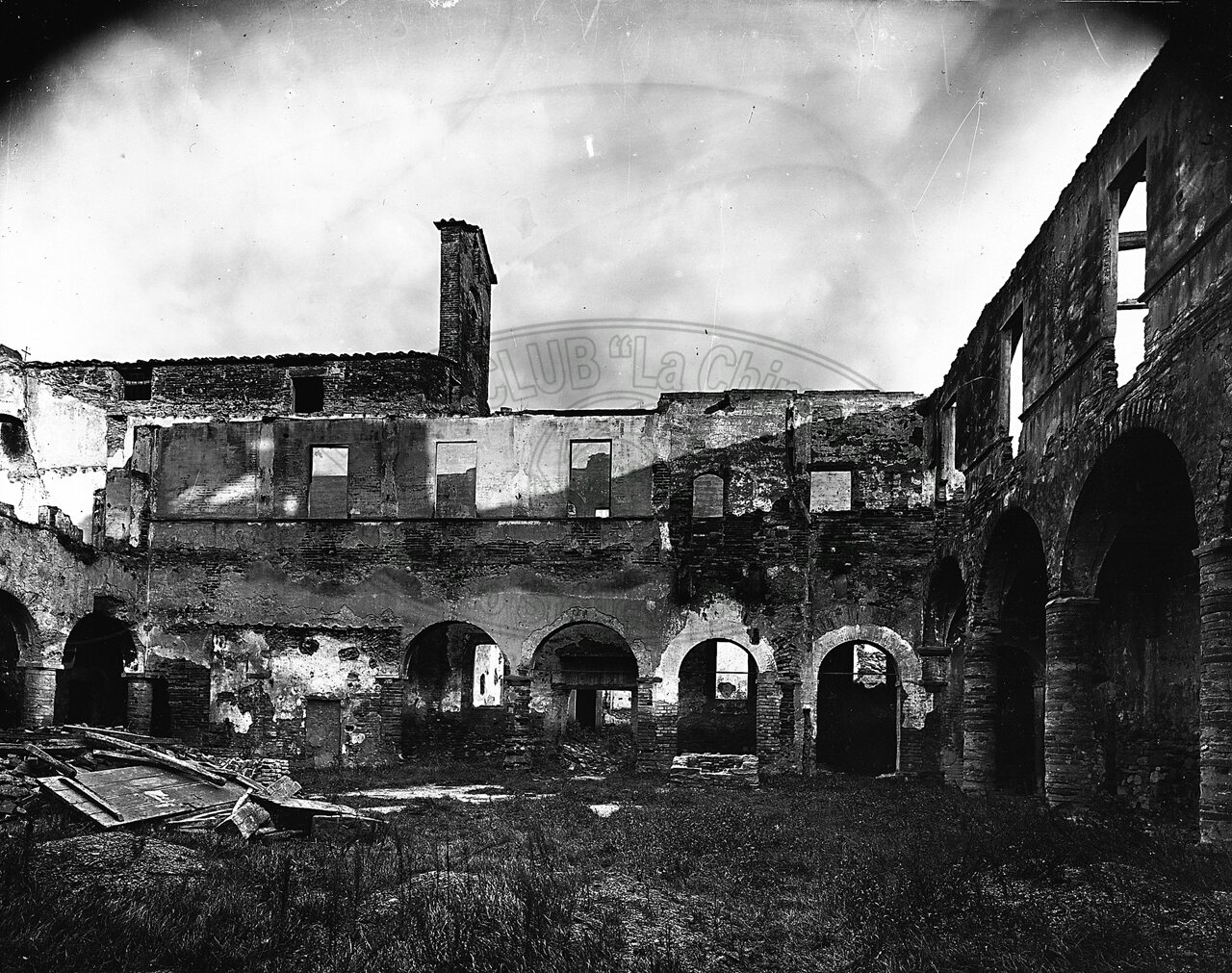 Interno del “Conventaccio” in Via Porta Buja