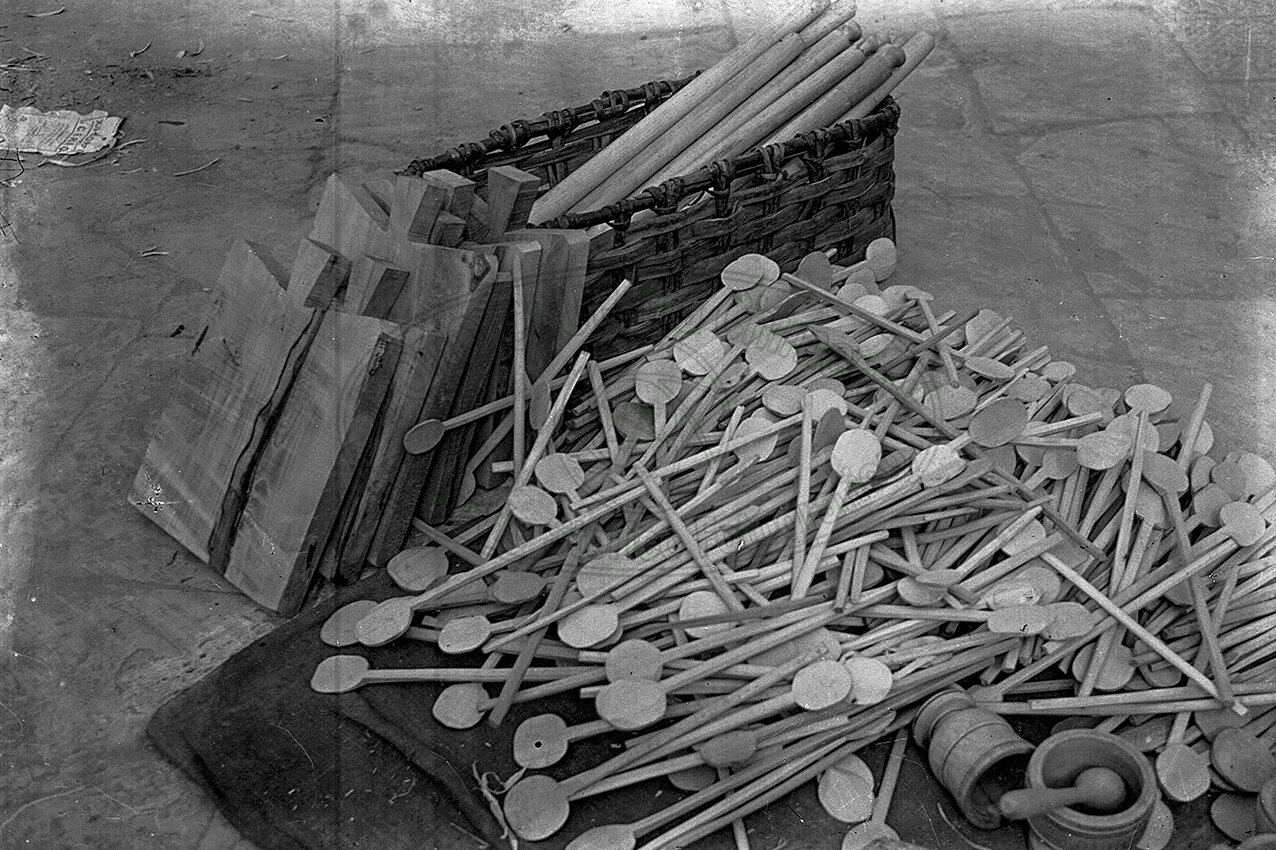 Attrezzi di legno da cucina