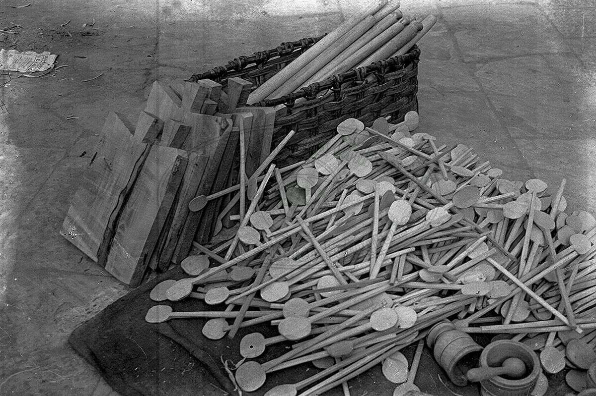 Attrezzi di legno da cucina