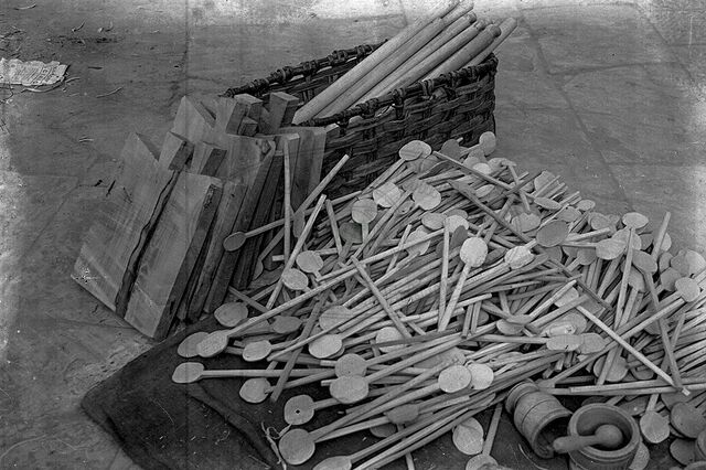 Attrezzi di legno da cucina