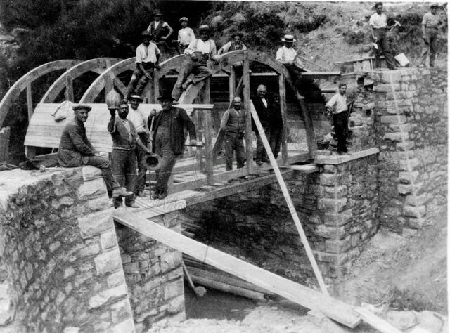 Centinatura per un ponte