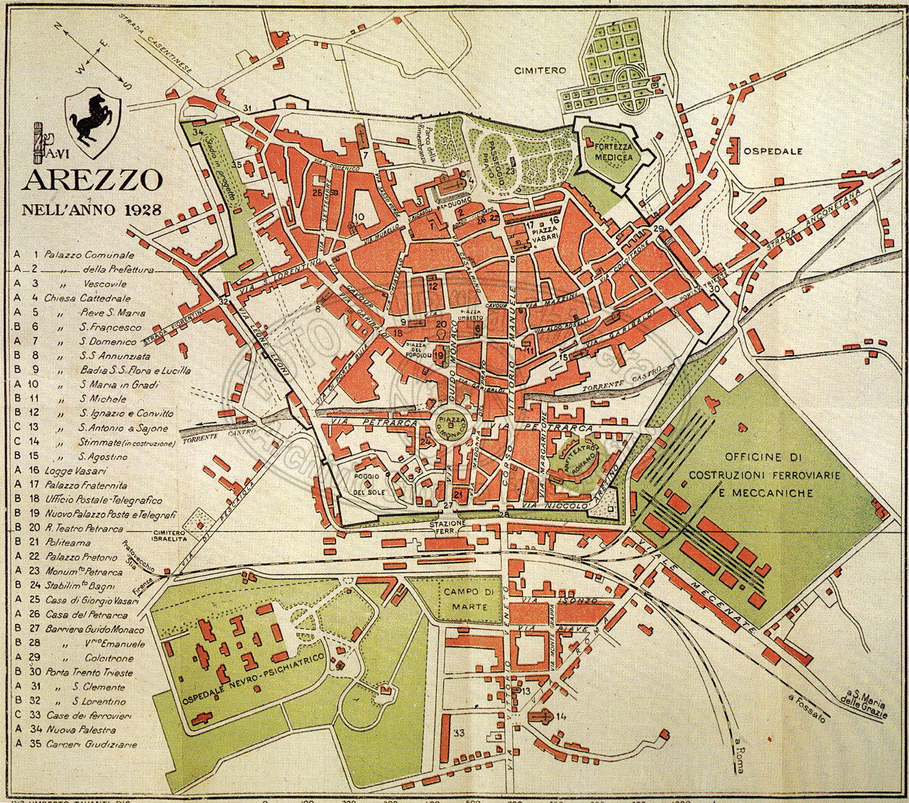 Pianta della città