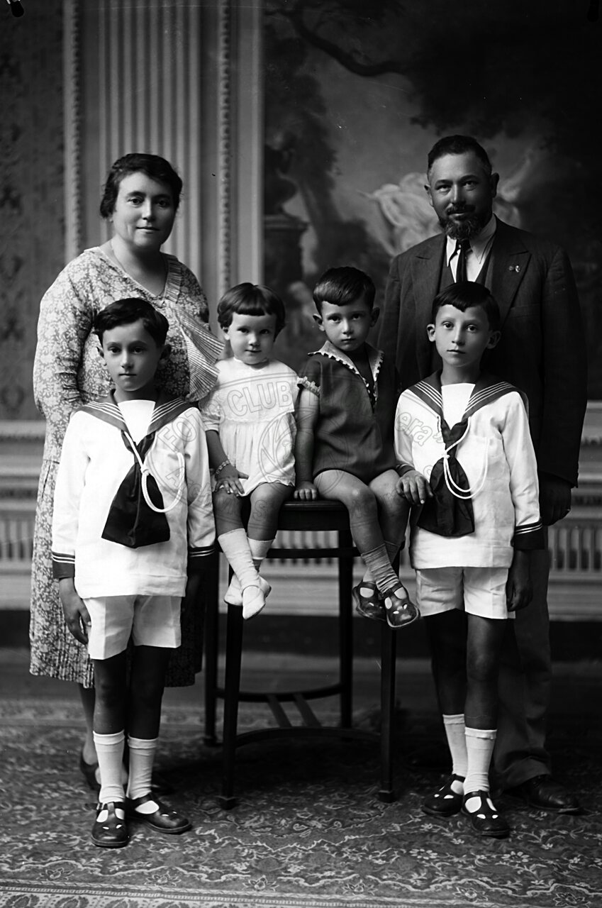 Ritratto di famiglia in studio