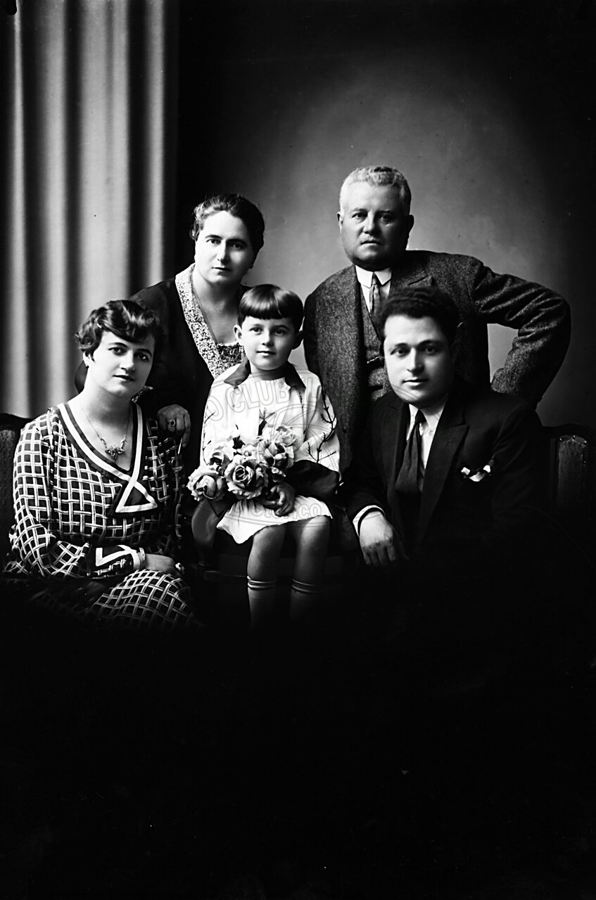 Ritratto di famiglia in studio