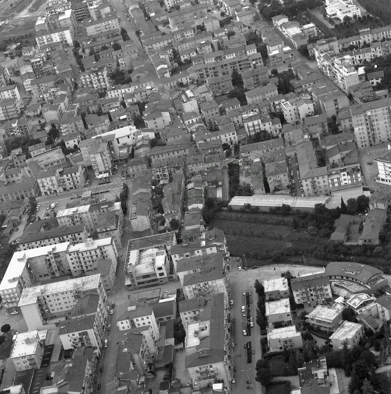 Panoramica aerea di Saione