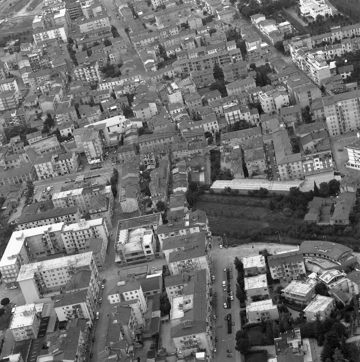 Panoramica aerea di Saione