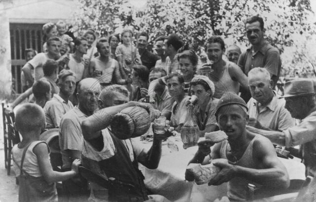 Pranzo della “battitura”