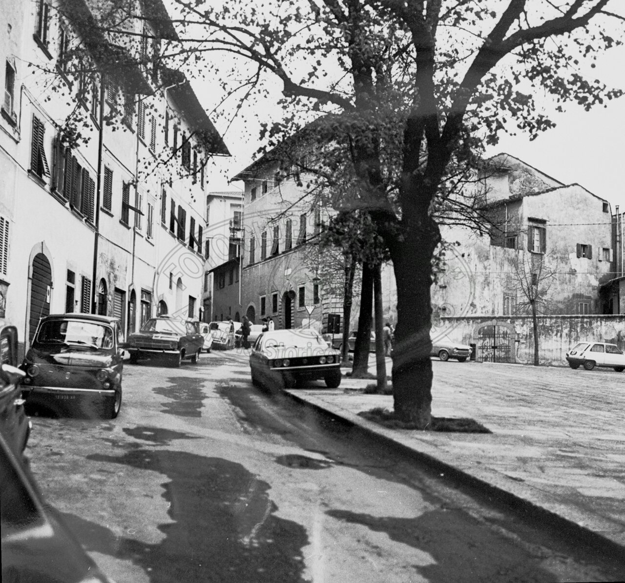 Piazza S. Domenico (nell’800, Fossombroni)
