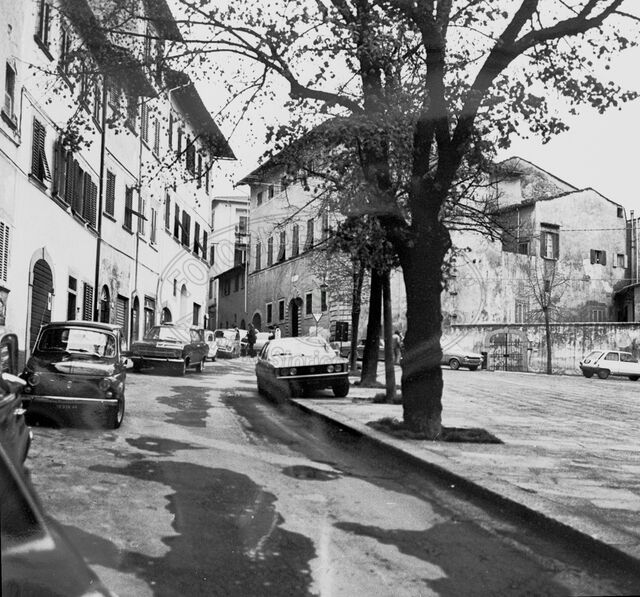 Piazza S. Domenico (nell’800, Fossombroni)