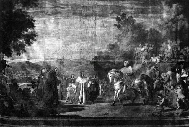 Sipario principale del Teatro Petrarca