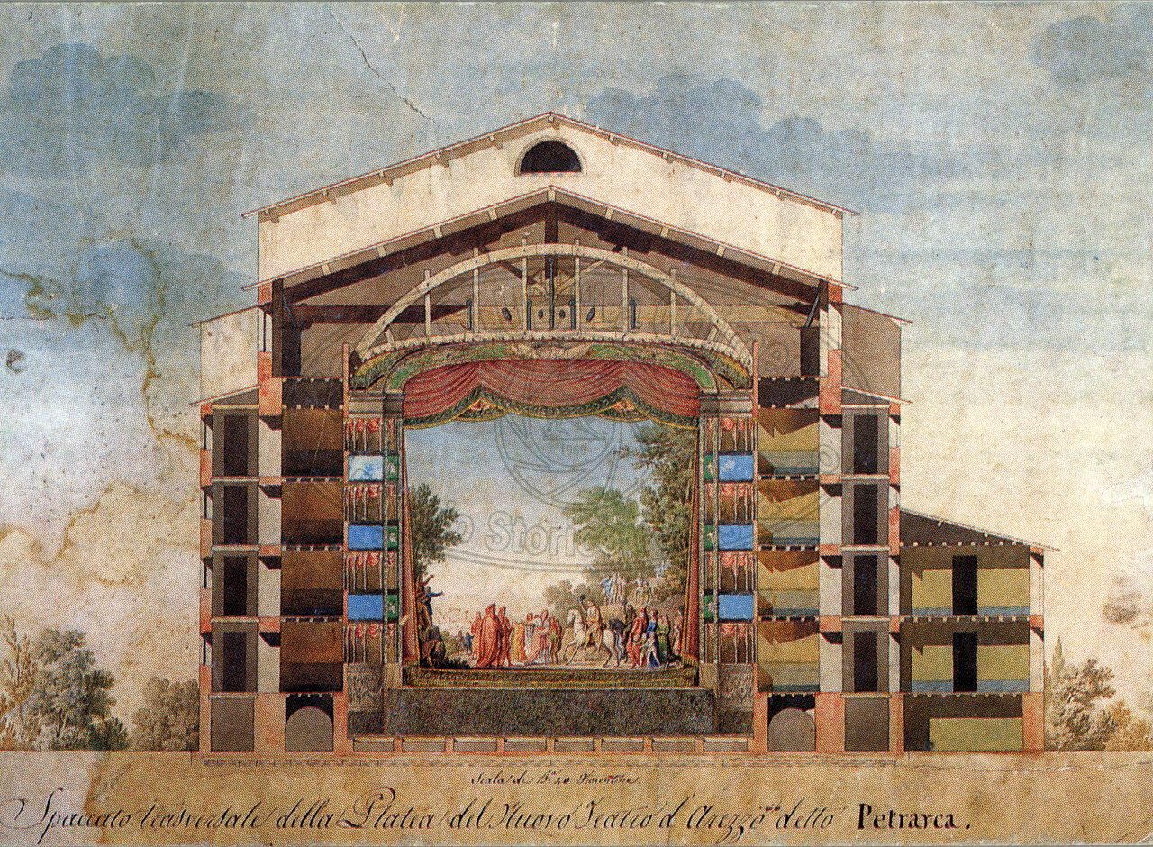 Progetto del Teatro Petrarca