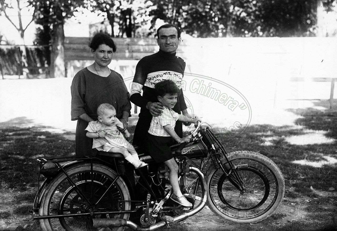 Il campione di motociclismo Mori