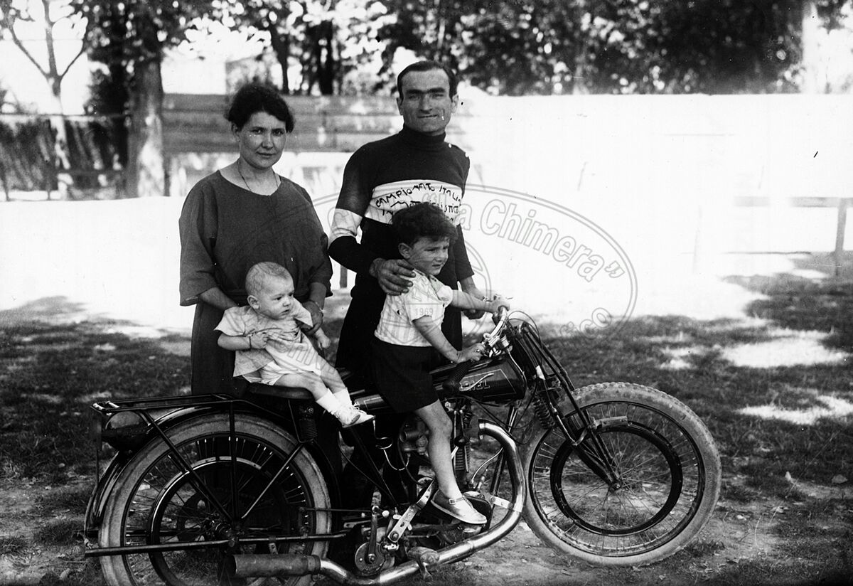 Il campione di motociclismo Mori