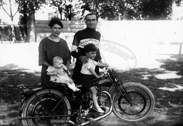 Il campione di motociclismo Mori