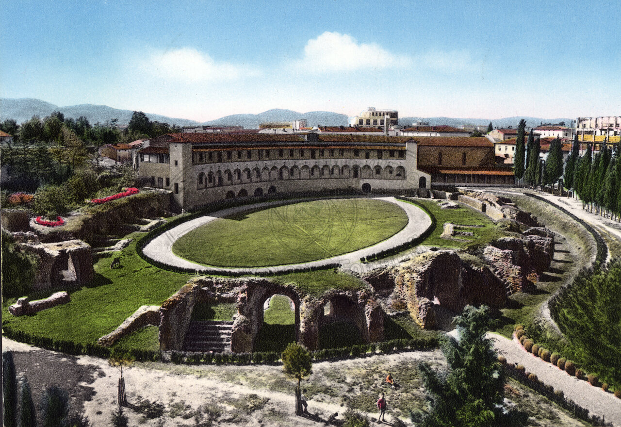 Panoramica aerea dell’Anfiteatro