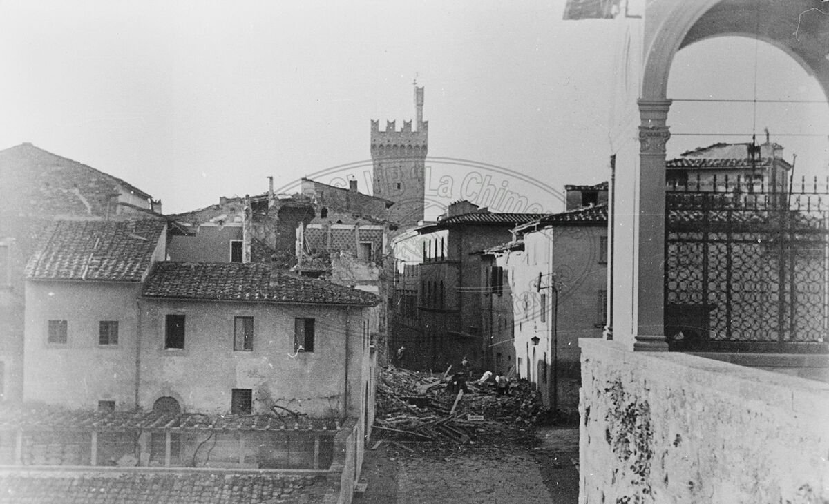 Macerie in Via dell’Orto