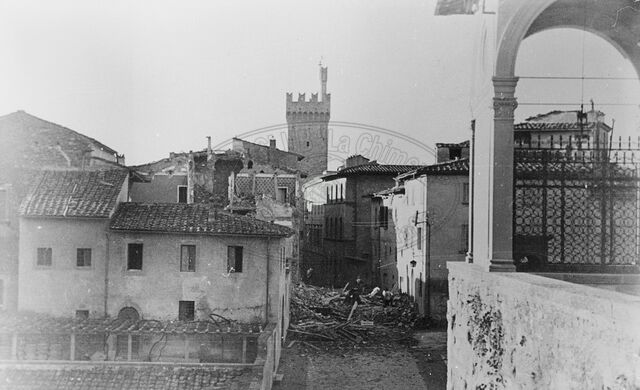 Macerie in Via dell’Orto