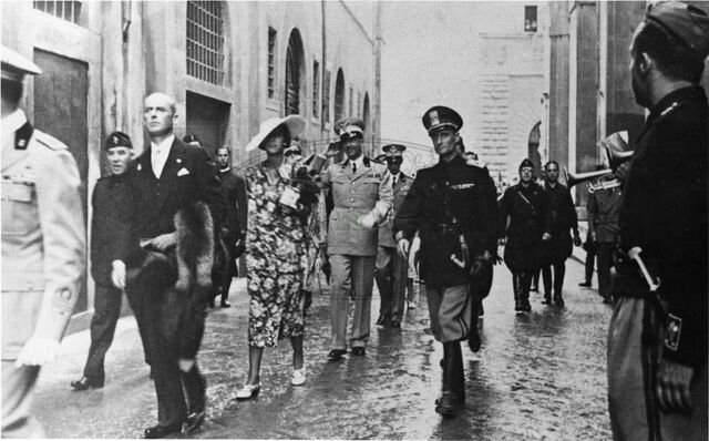 Visita di Umberto di Savoia