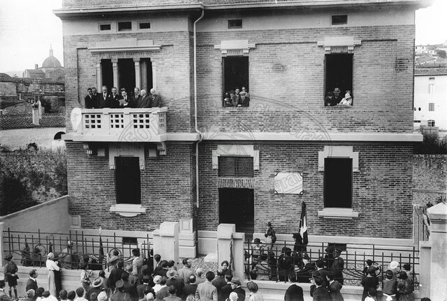 Inaugurazione della Casa del Mutilato