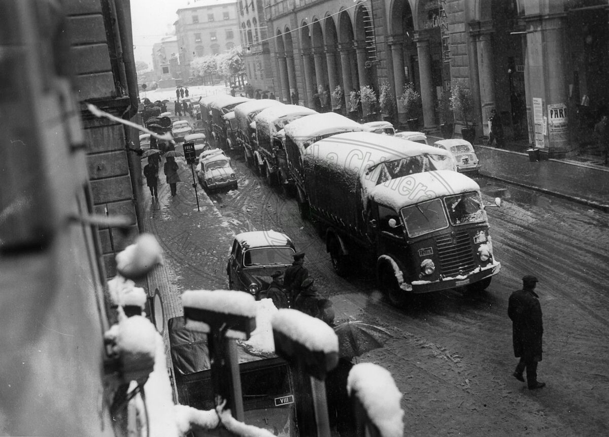 Nevicata in Via Roma