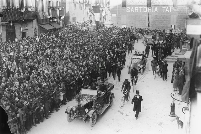 Visita di Umberto di Savoia
