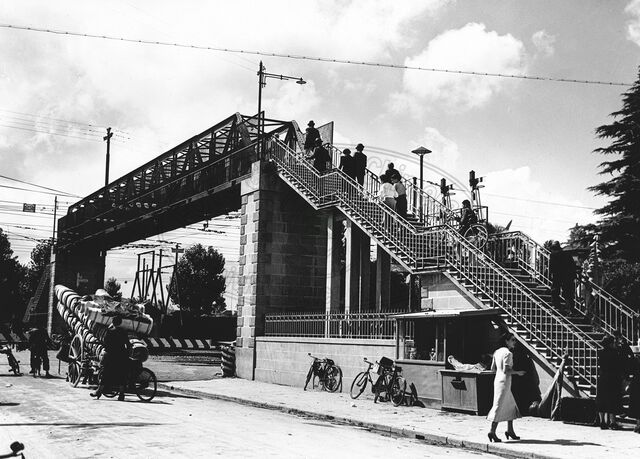 La “passerella“ di Via Vittorio Veneto