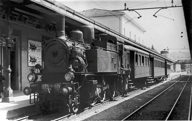 Treno della linea Arezzo - Pratovecchio-Stia