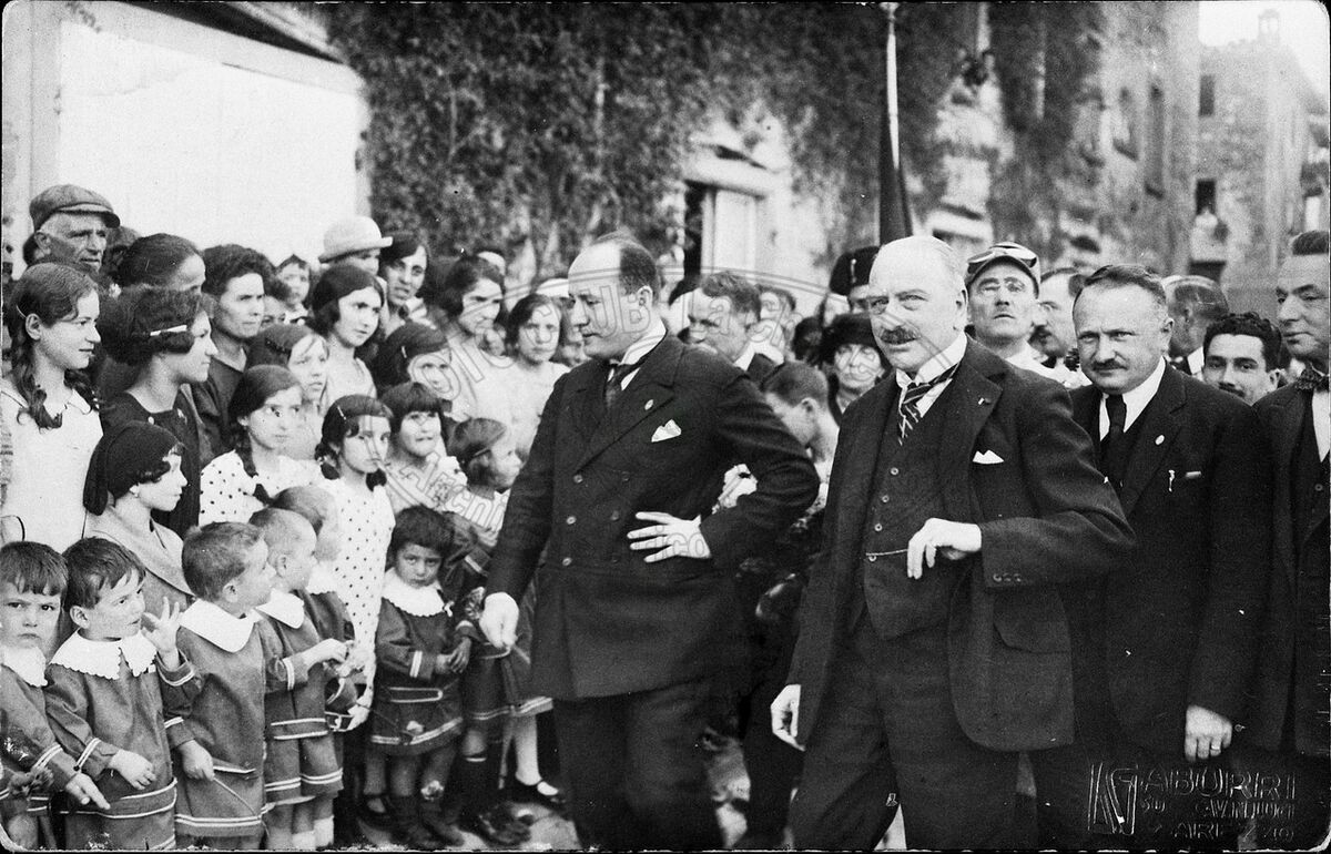 Mussolini in Casentino