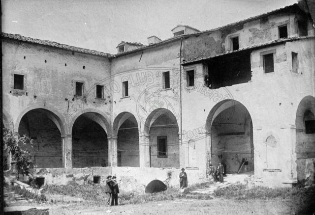 Interno del “Conventaccio” in Via Porta Buja