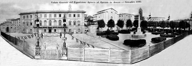 Panoramica dell’intera Piazza del Popolo