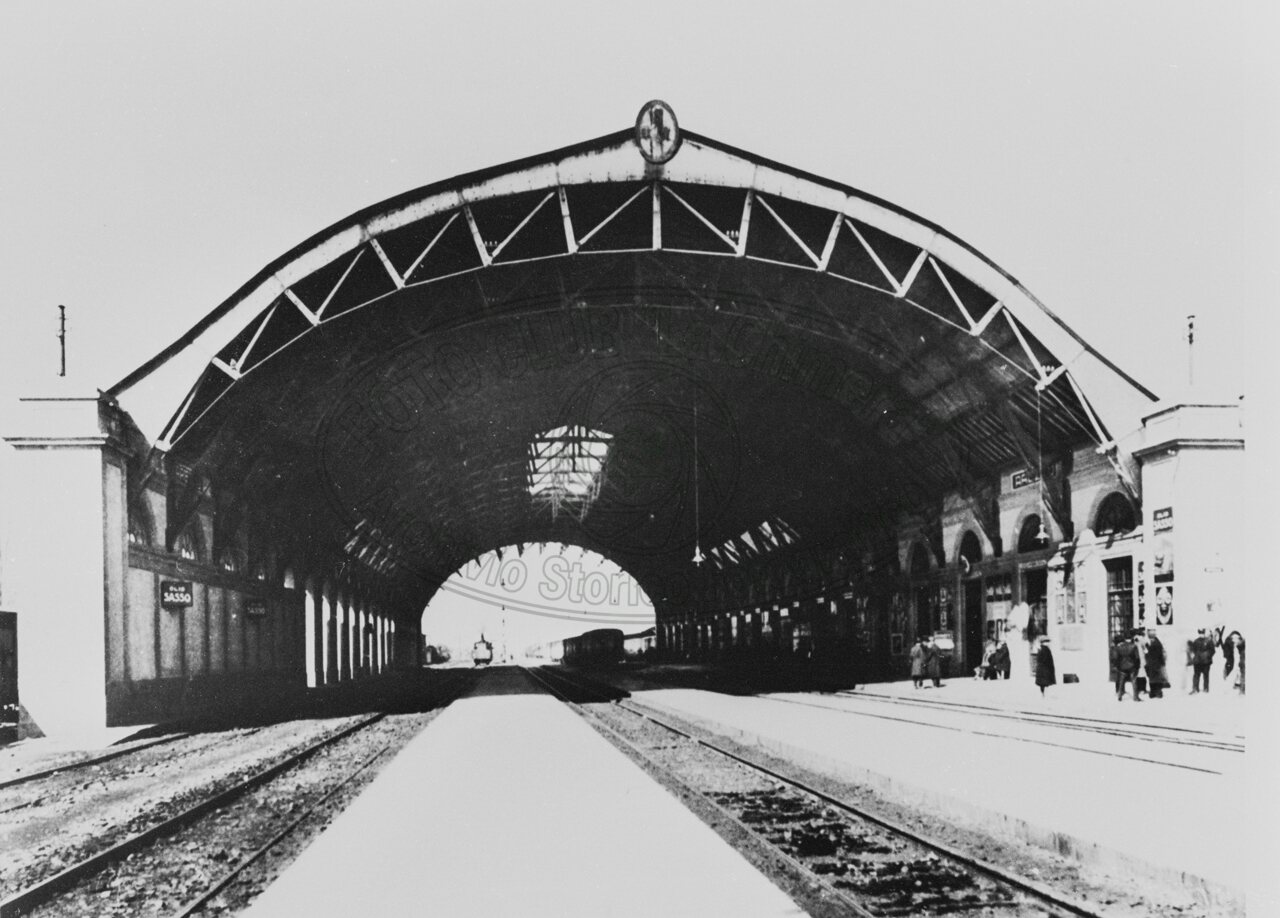 La stazione vista da sud