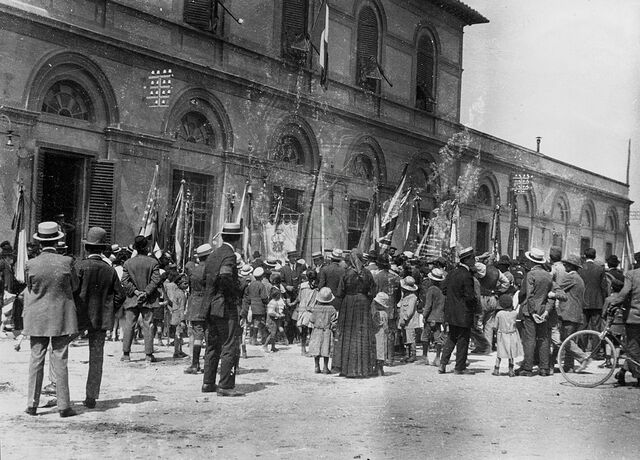Partenza per il fronte