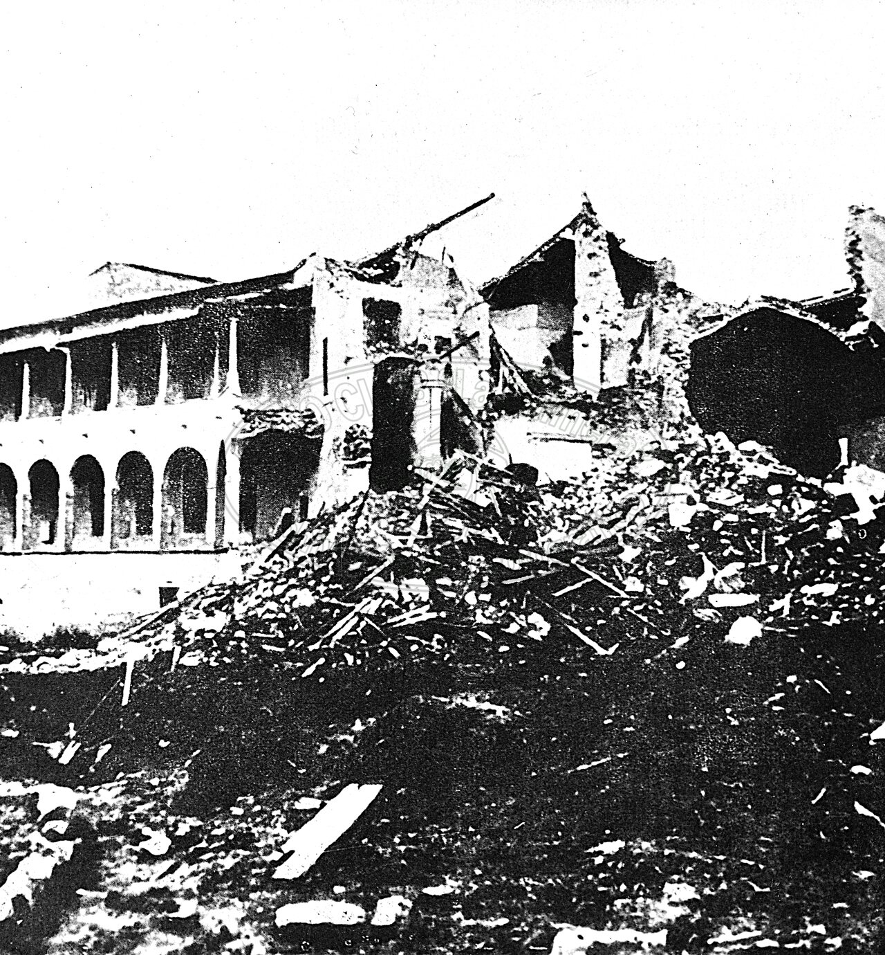 Distruzione della Chiesa di S. Bernardo