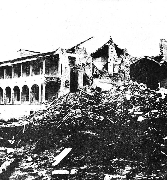 Distruzione della Chiesa di S. Bernardo