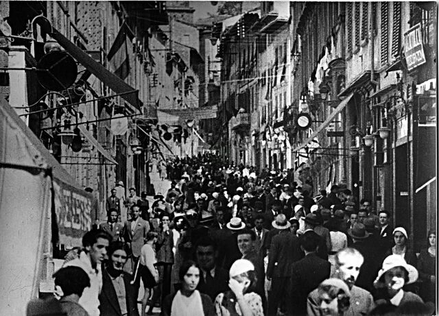 Corso Vittorio Emanuele II (già Borgo Maestro poi Corso Italia)