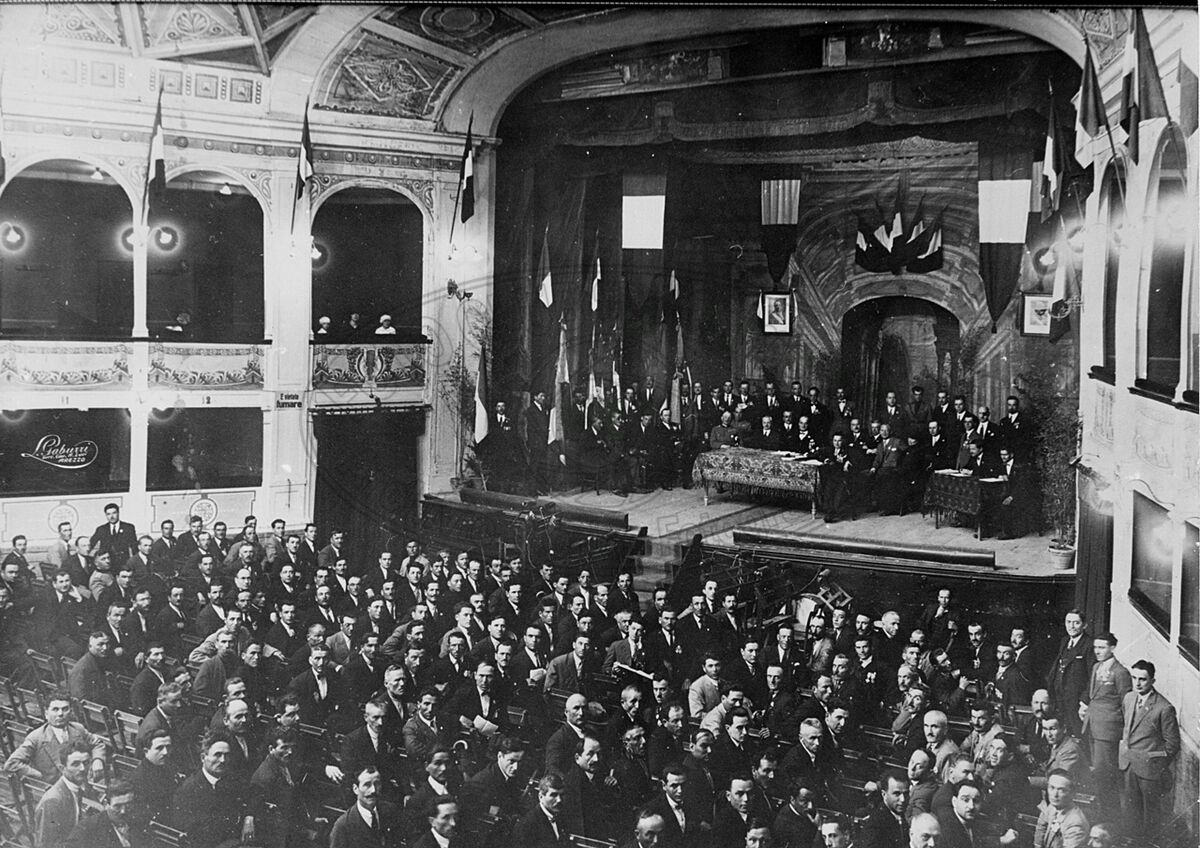 Riunione dell’Associazione Mutilati ed Invalidi di Guerra