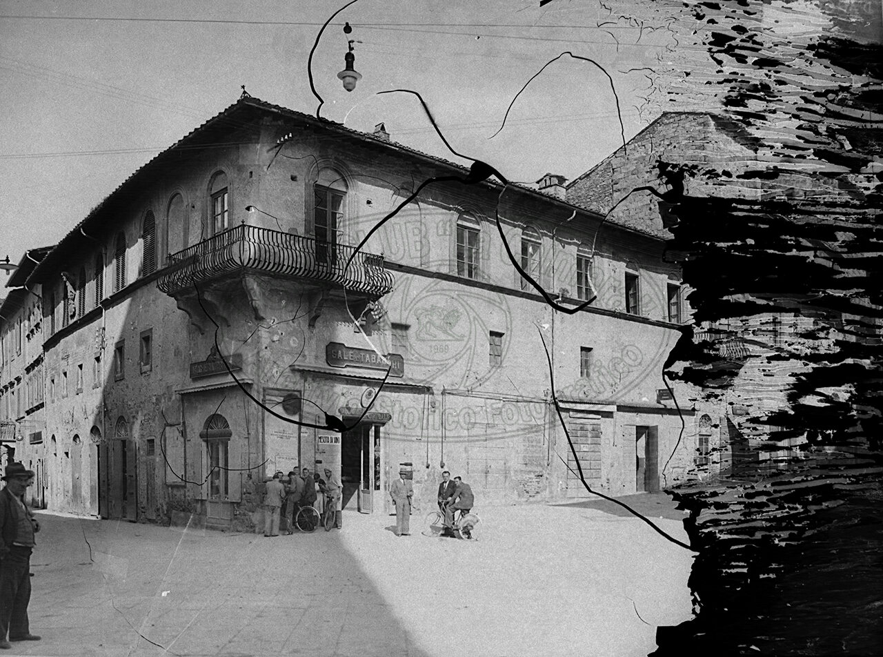 Sansepolcro Facciata Del Palazzo Pichi Vista Dall Angolo 21X27