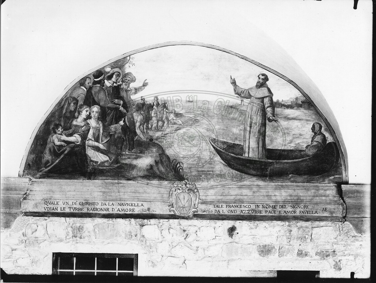 Castiglion Fiorentino Una Lunetta Del Loggiato Di S Francesco