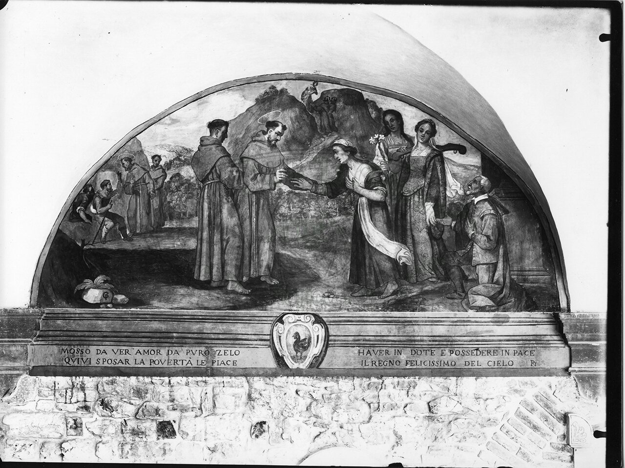 Castiglion Fiorentino Una Lunetta Del Loggiato Di S Francesco