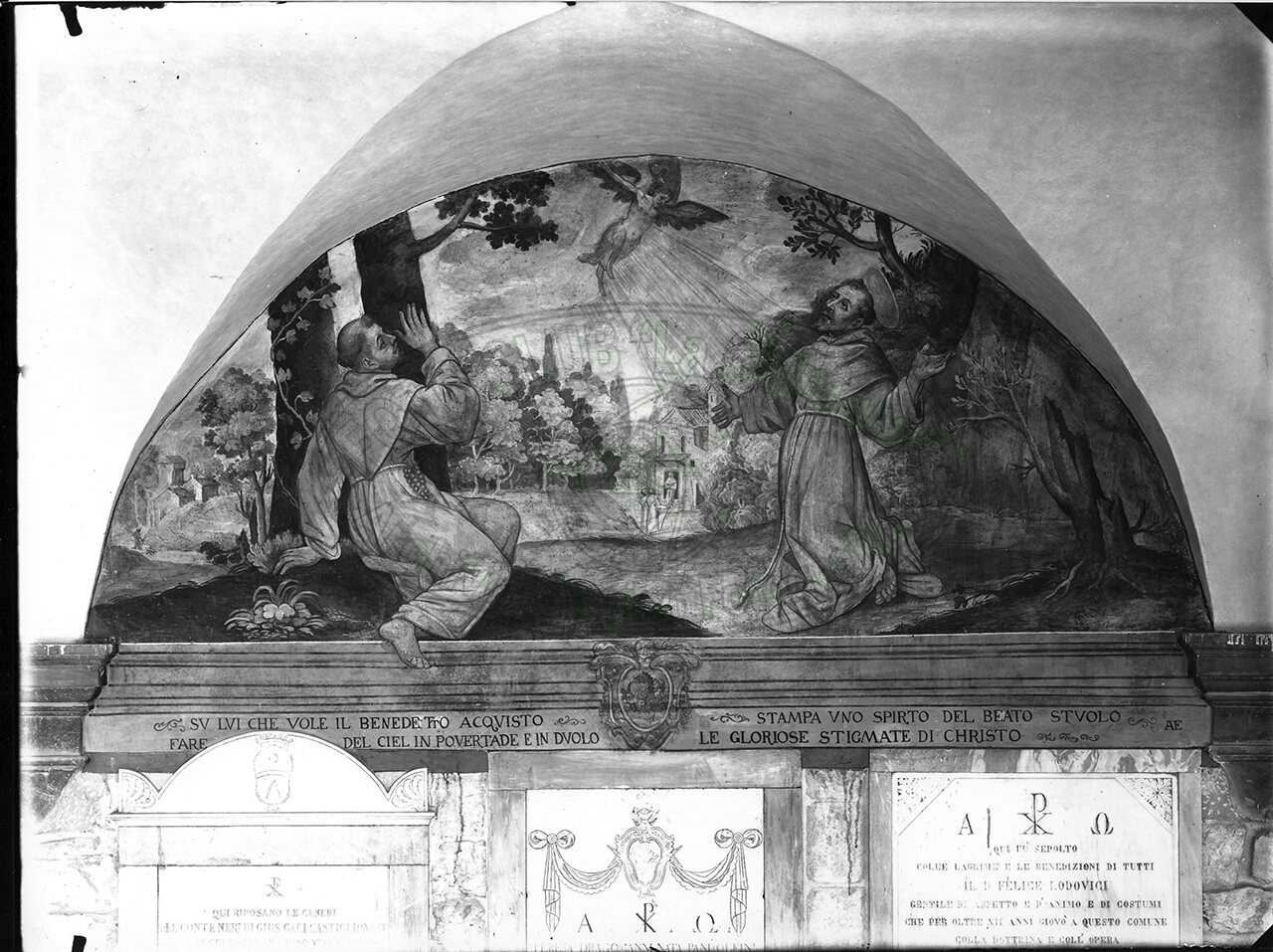 Castiglion Fiorentino Una Lunetta Del Loggiato Di S Francesco