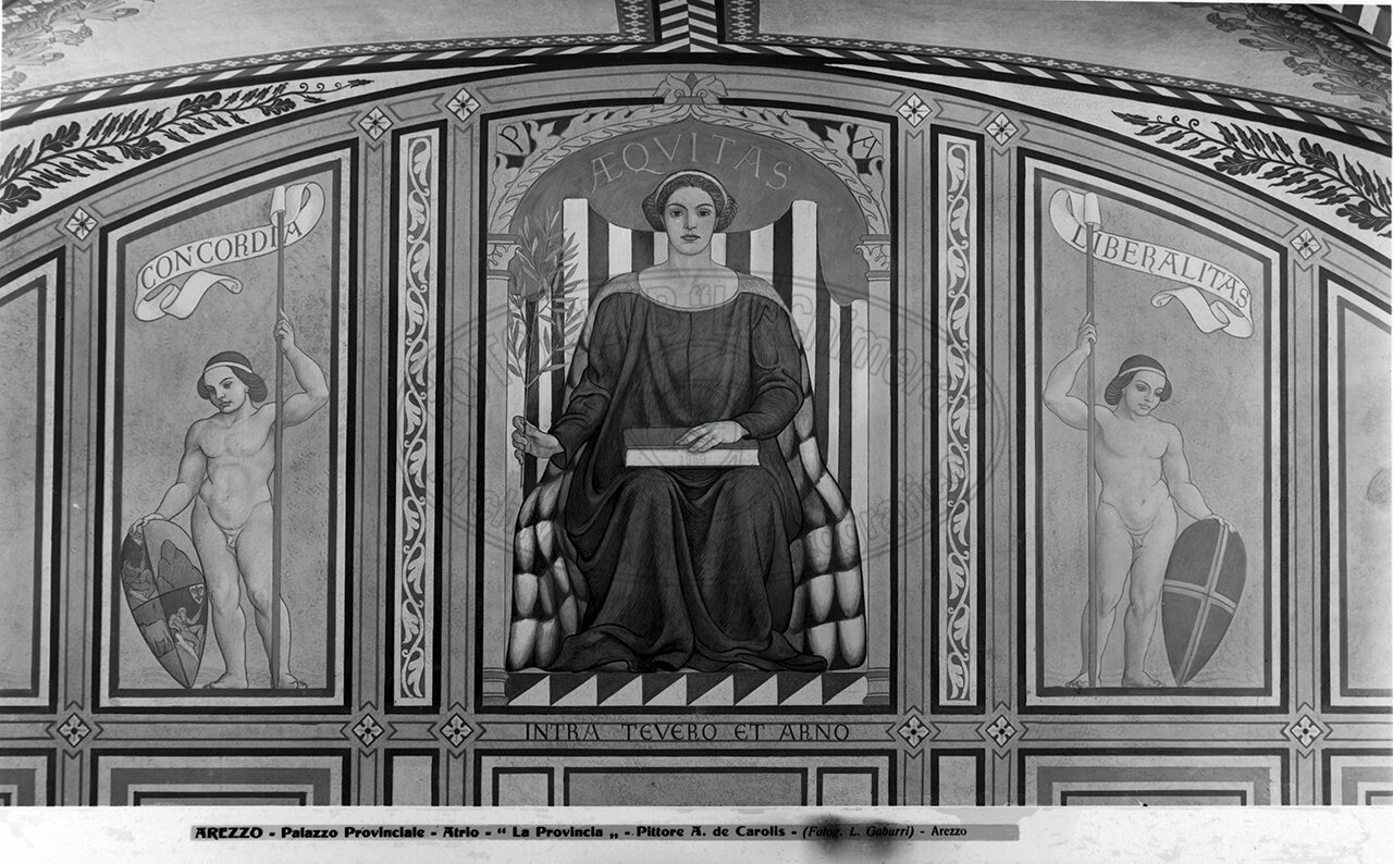 Palazzo Provinciale Atrio Dettaglio Figura Provincia