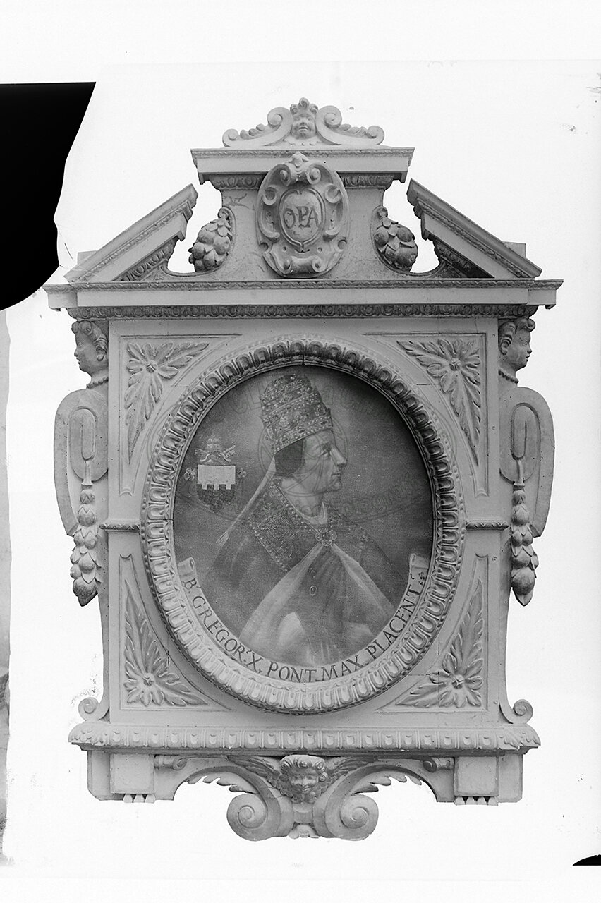 Quadro Del Beato Gregorio Con Cornice 600 Esistente Nella Sagrestia Del Duomo Di Arezzzo 31 12 1925