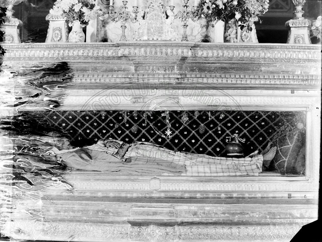 Cortona Tempio Di S Margherita Urna Con La Salma Particolare