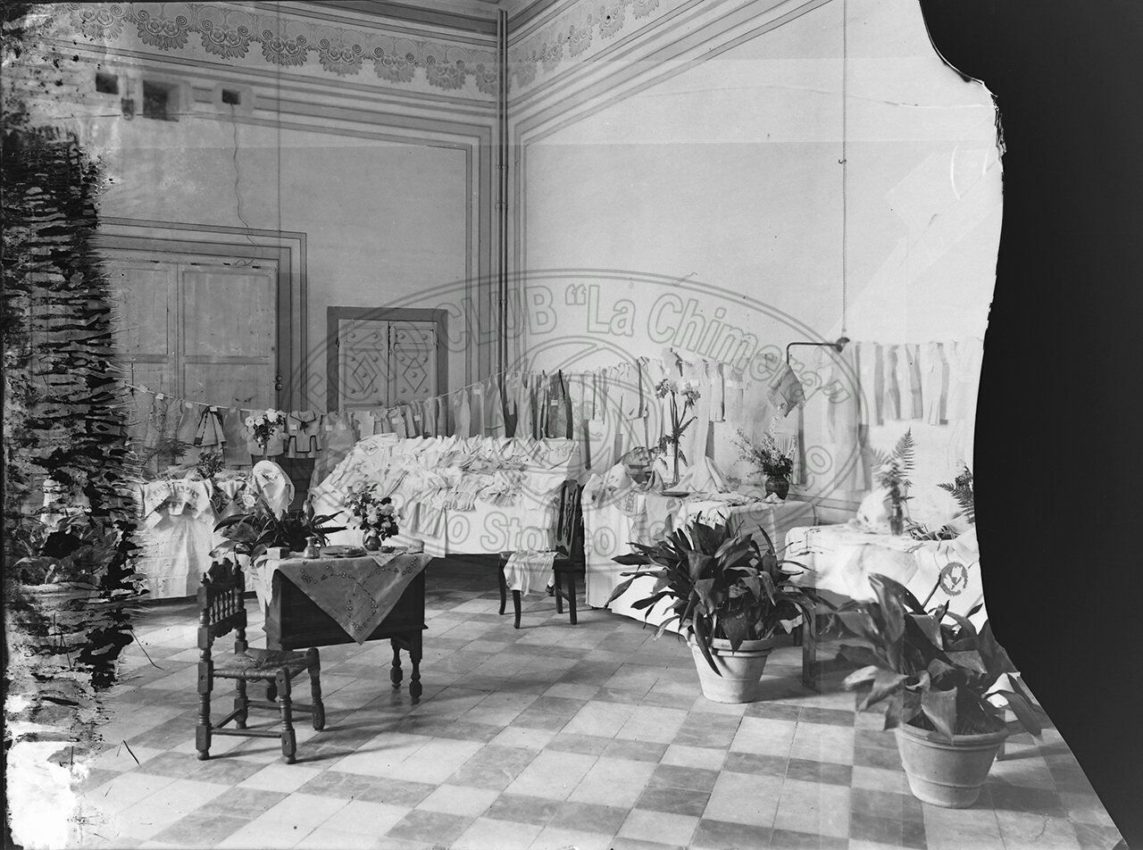 Arezzo Regia Scuola Professionale S Caterina Esposizione Dei Lavori