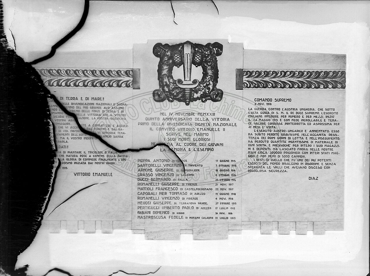 Arezzo Convitto Nazionale Targa Ai Caduti In Guerra