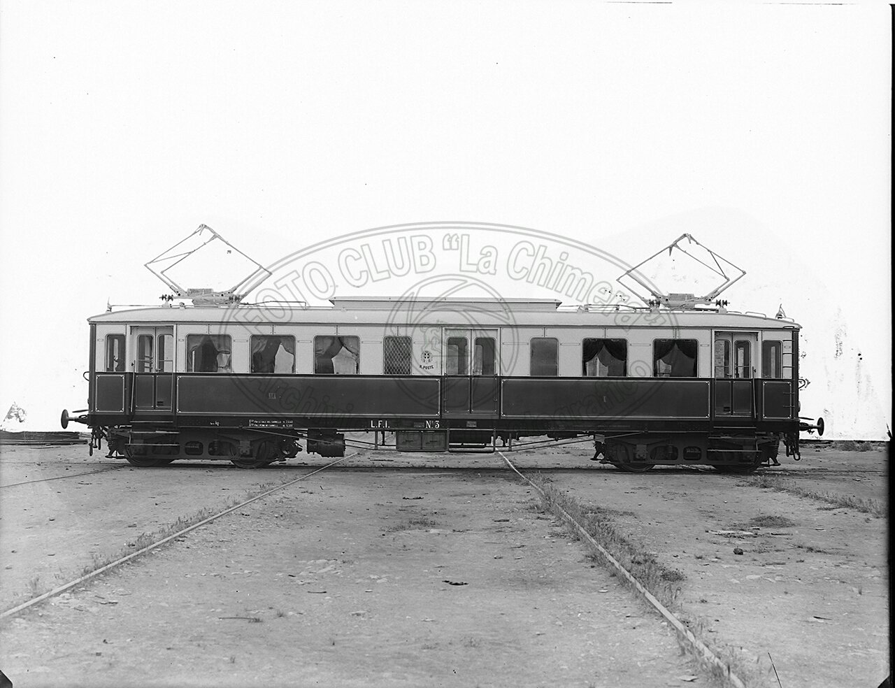 Costruzioni Ferroviarie E Meccaniche Officina Di Arezzo Vettura Automatica Ferrovia Arezzo Sinalunga