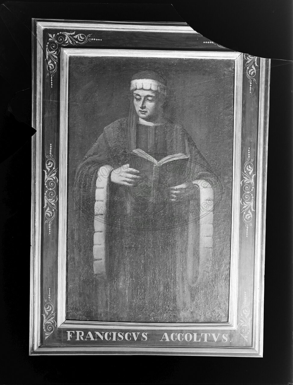 Arezzo Palazzo Comunale Sala Del Consiglio Quadro Francesco Accoltus
