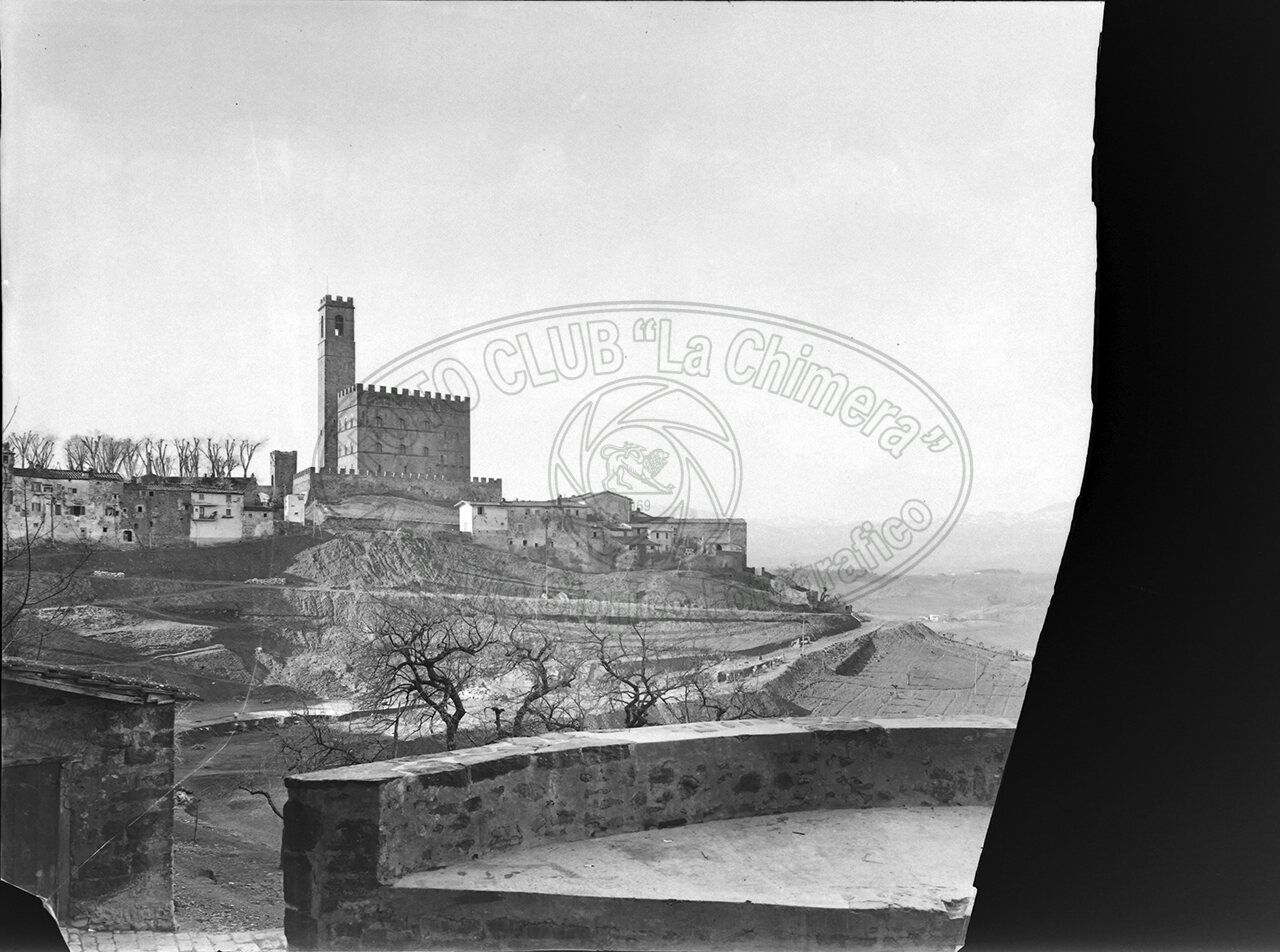 Poppi Veduta Del Castello Dei Conti Guidi E La Verna 8 Maggio 1926