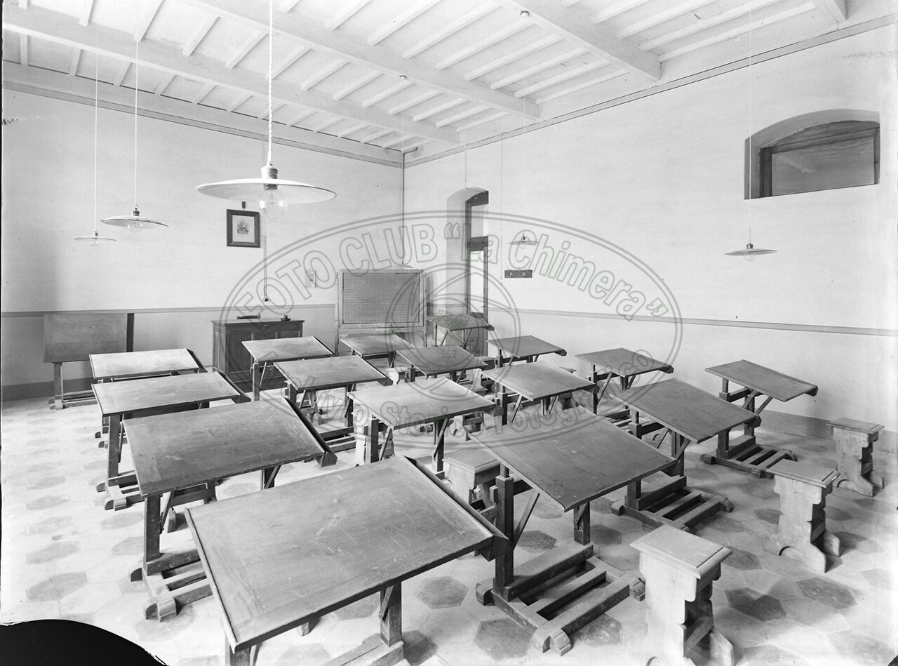 Poppi Scuole Complementari Aula Di Disegno Dicembre 1925